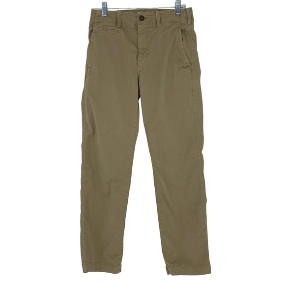 AEO relaxed straight extreme flex khaki pants men's size 28W x 30L - Picture 1 of 13